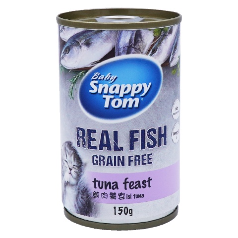 Baby Snappy Tom With Tuna Feast Wet Cat Food 150 gram