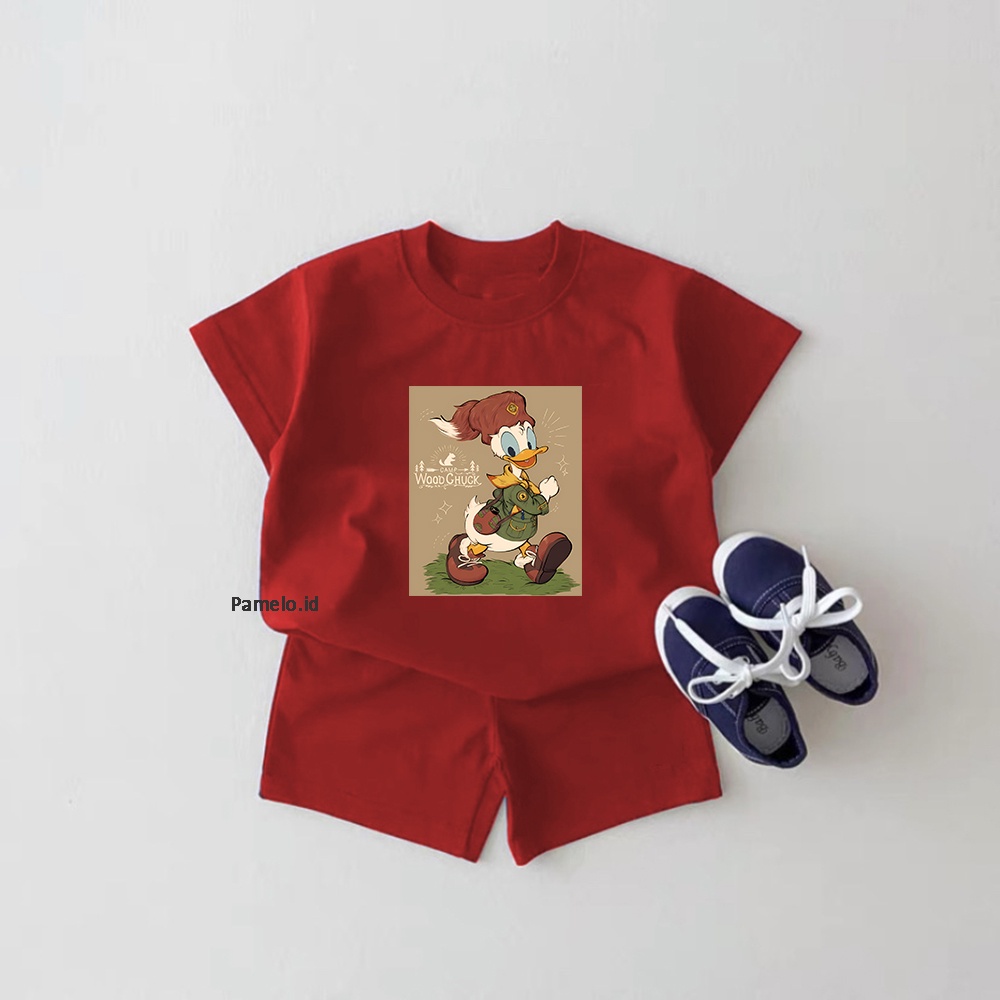 Pamelo.id Set Anak Viral / D0nal Camp / Fashion Anak / Stelan baju anak / Korea Style / Set Balita