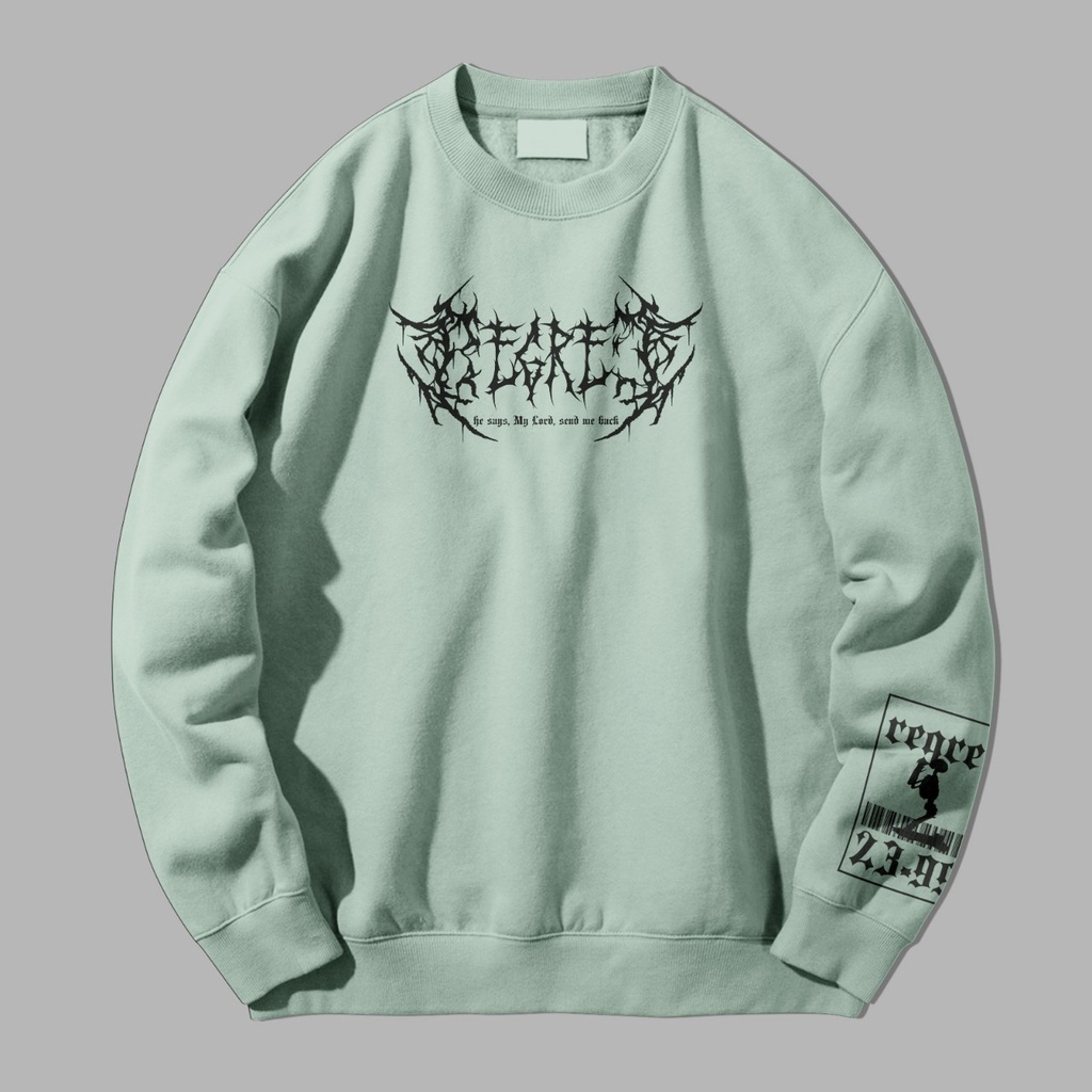 Sweater Crewneck Basic Musik Metal || METAL Regret Sweater Hoodie|| Pria &amp; Wanita Sz M - L - XL (Unisex)