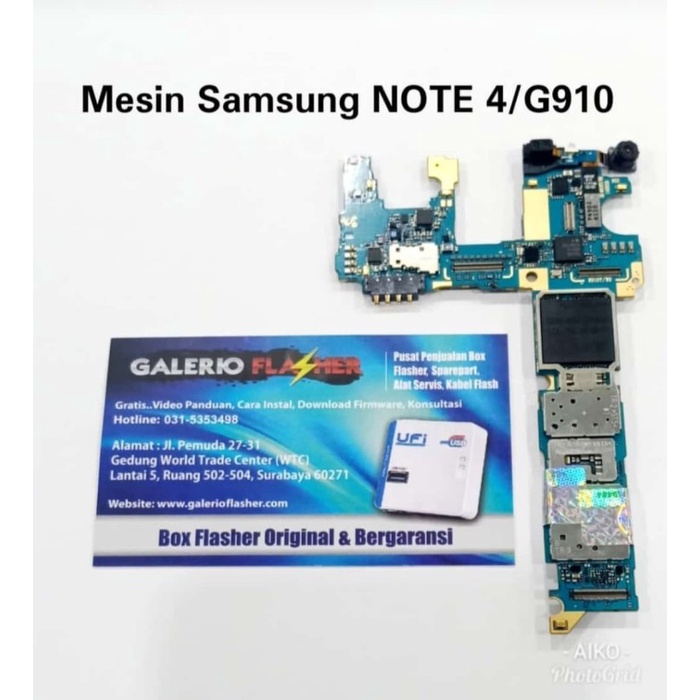 MESIN MAINBOARD SAMSUNG NOTE 4 G910
