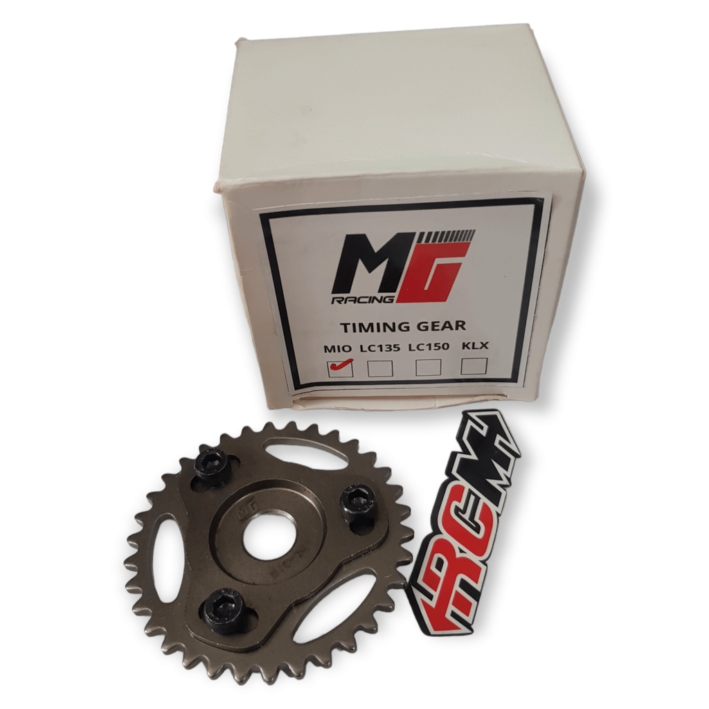 GER GIR GEAR GIGI TIMING TEMING SENTRIK ADJUSTABLE MIO NOUVO 34T 34 T ORI MOTO1 MG RACING BUKAN TK KTC SPS