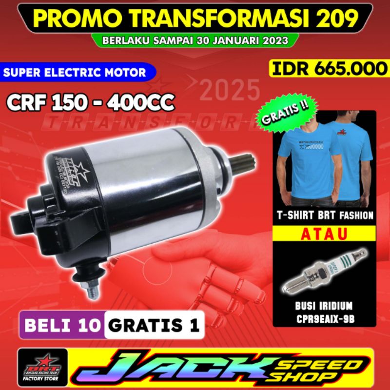 DINAMO STATER BRT CRF 150 / NEW MEGAPRO MONO / VERZA STARTER BORE UP BOR 150 200 250 300 350 400 CC 