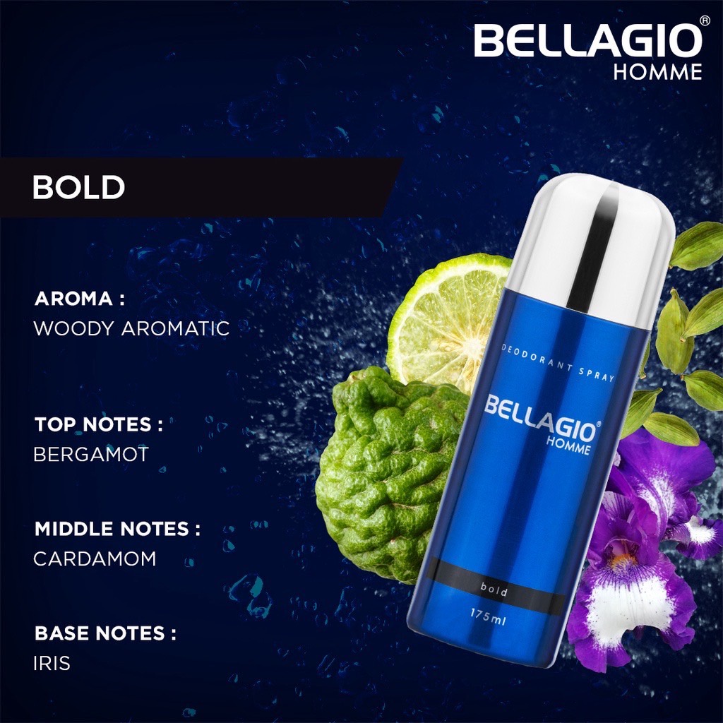 Bellagio Body Perfume Deodorant Spray 175 ml