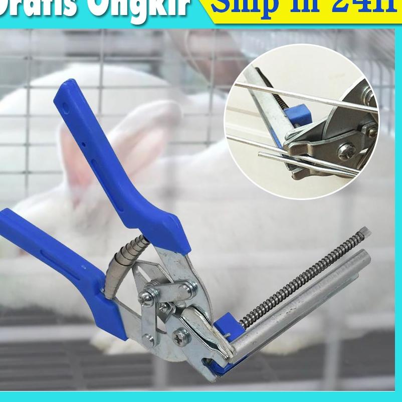 ❂ Tang Kandang Alat Pengikat Staples Kandang Ayam Puyuh Kelinci + 600 M Ring Staples ➢