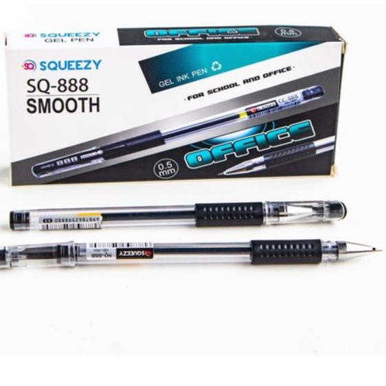 

Terkini (12pcs) PULPEN GEL MURAH / BOLPEN GEL / GEL PEN YOEKER YK 007