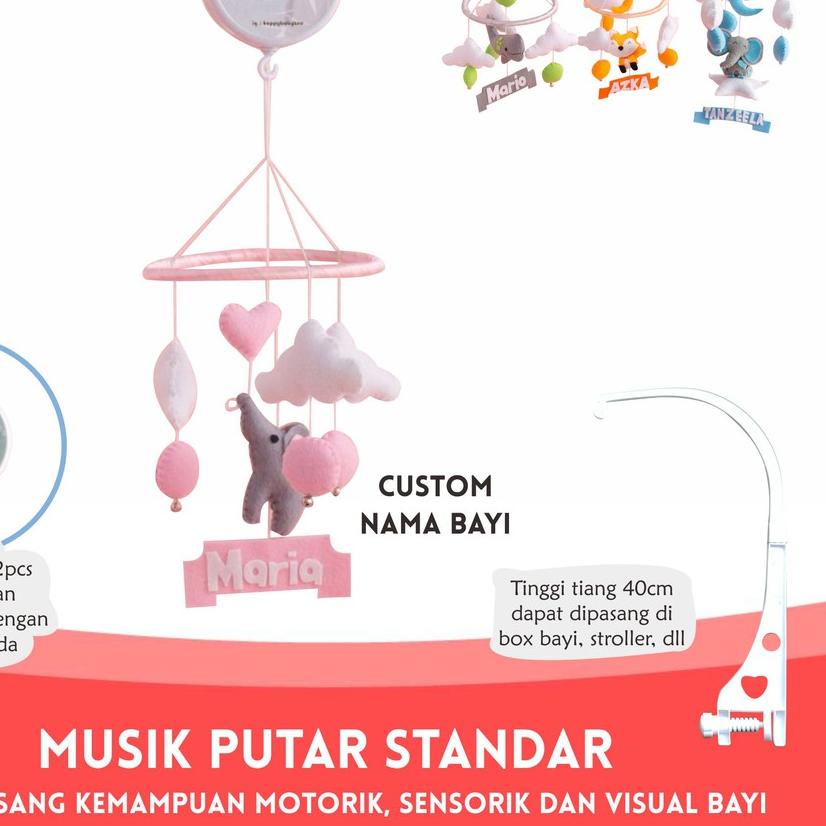 ۞ Maianan bayi newborn / baby toys / mainan gantung bayi ✵