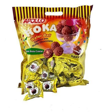 

❋ Terlaris Apollo Roka Coklat isi 50 pcs Roka Bola Cokelat ✱