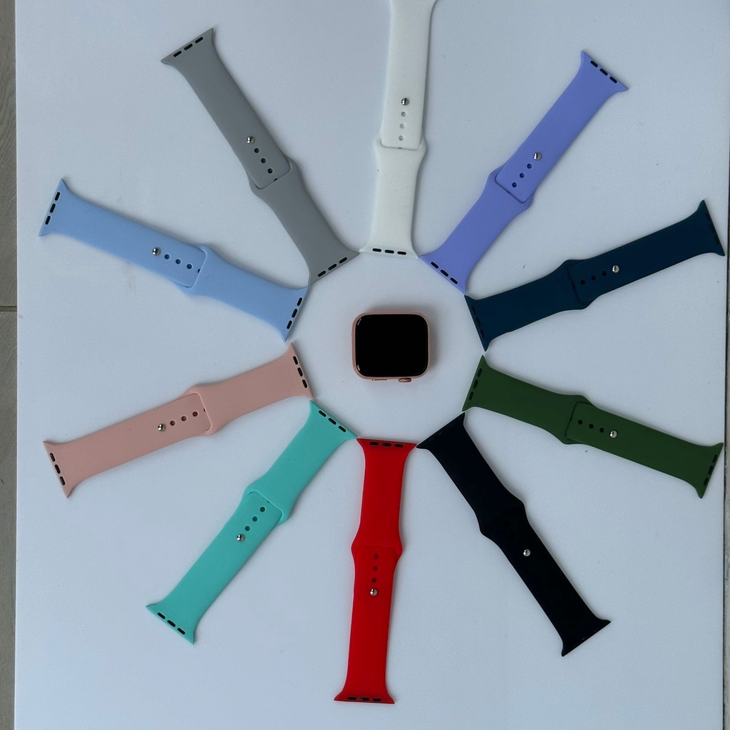 STRAP POLOS RUBBER SMARTWATCH SIZE 38/40/41MM &amp; 42/44/45MM GRADE A+