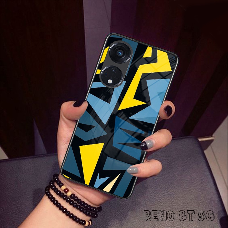 Legend Shop Softcase Kaca mewah for Oppo Reno 8T 5G/4G Terbaru LS09 Softcase Oppo Reno 8T Terbaru - 