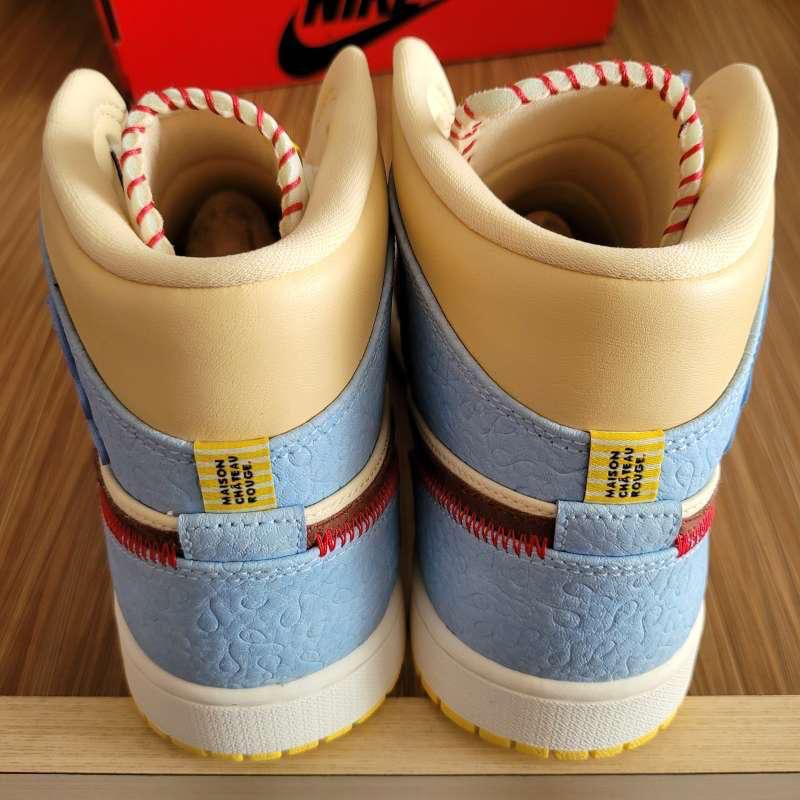 Air Jordan 1 Mid SE Fearless Maison ChateauRouge || edison chen blue