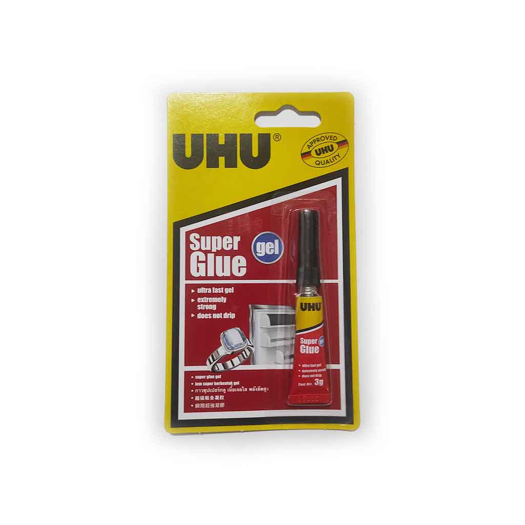 

Lem Uhu Super Glue Gel Blister 3 Gram / Adhesive Original Made In Germany