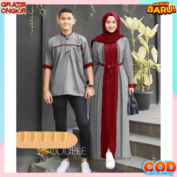 Bju Kopelan Pasangan Pakaian Cople Suami Istri Gamis Couple Ayah Ibu Bju Kapelan Cowok Cewek Baju Co