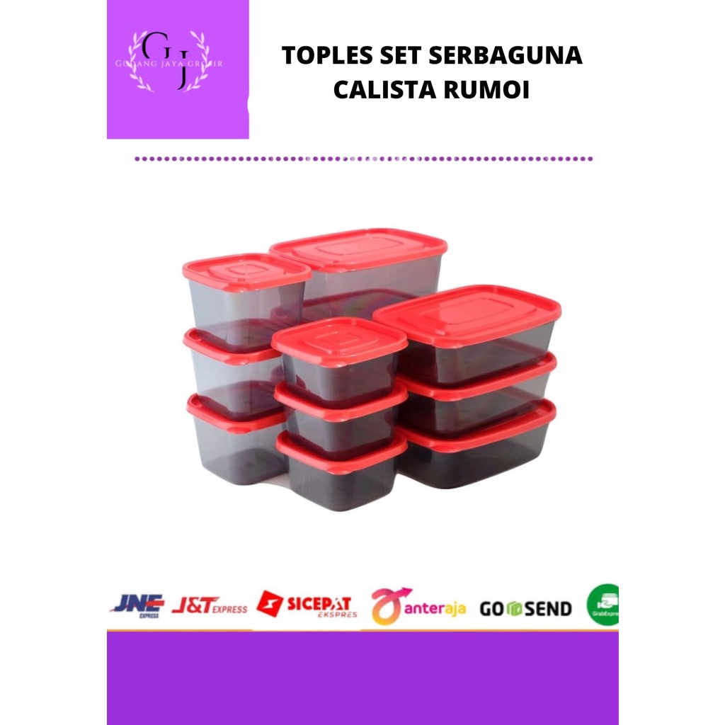 TOPLES SERBAGUNA  SET CALISTA RUMOI