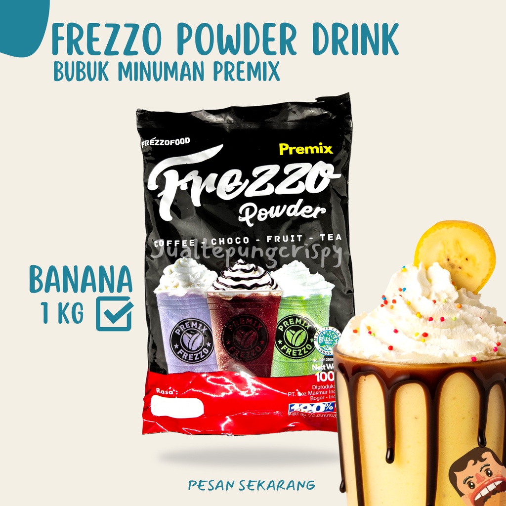 Frezzo Bubuk Minuman Rasa Pisang / Banana Powder Drink 1 Kg