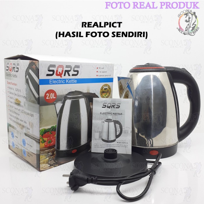 Teko Listrik Low Watt Promo Cod Bagus Vintage Tahan Panas K1M3 Terlaris Elektrik Serbaguna Otomatis 