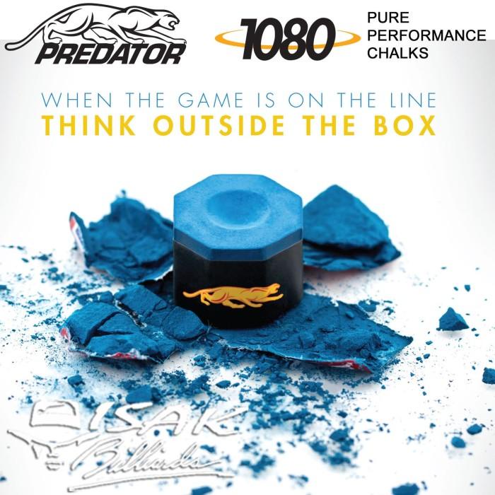

Predator Chalk USA - 5 Piece Billiard Chalk - Kapur Biliar - Biru