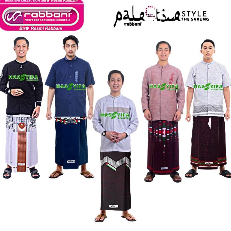 TERLARIS Pria Rabbani Palestine Motif Dukhan 3 A100 / Flap 4 A112 / Flap 3 A310 / Greep 2 A731 / Jau