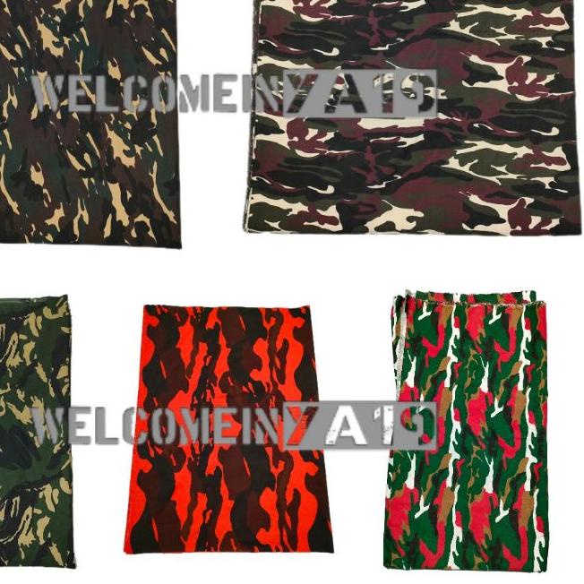 ♡ Bahan Kain Loreng BANSER / FKPPI / PEMUDA PANCA MARGA / PEMUDA PANCASILA / LASKAR MERAH PUTIH (met