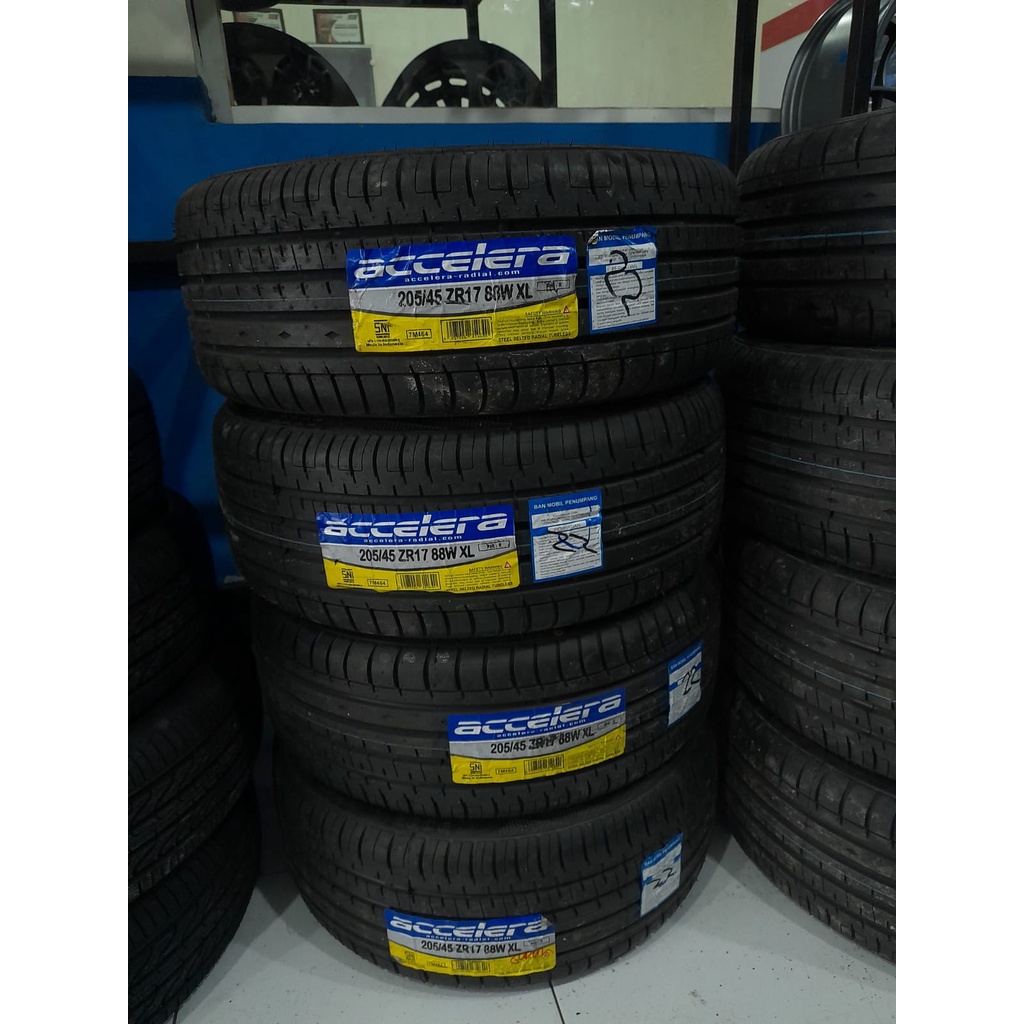 ban mobil murah tubbles 205 45 ring 17 4 pcs free pasang balancing nitrogen bukan dunlop