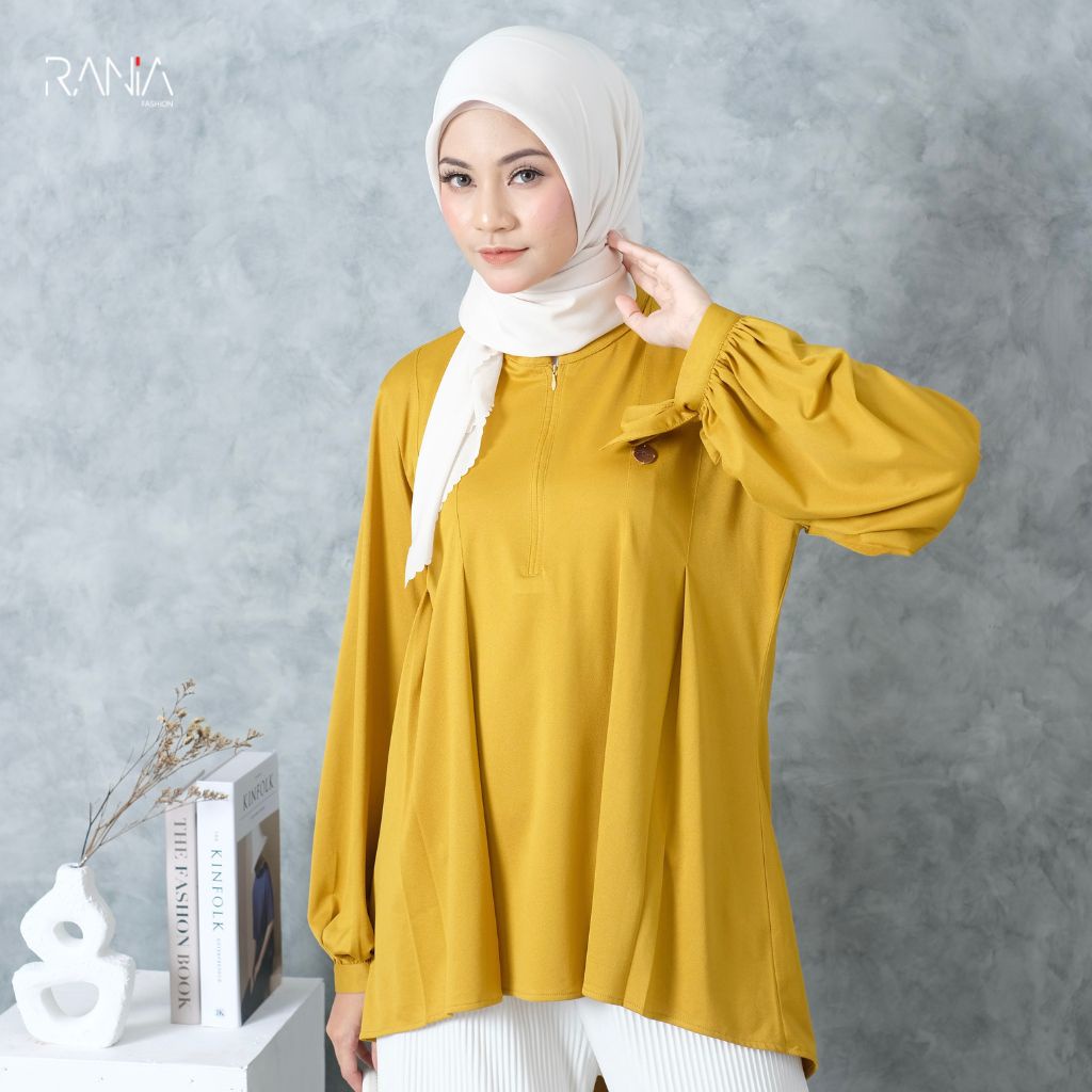 Atasan Tunik Nasya Polos by Rania Fashion
