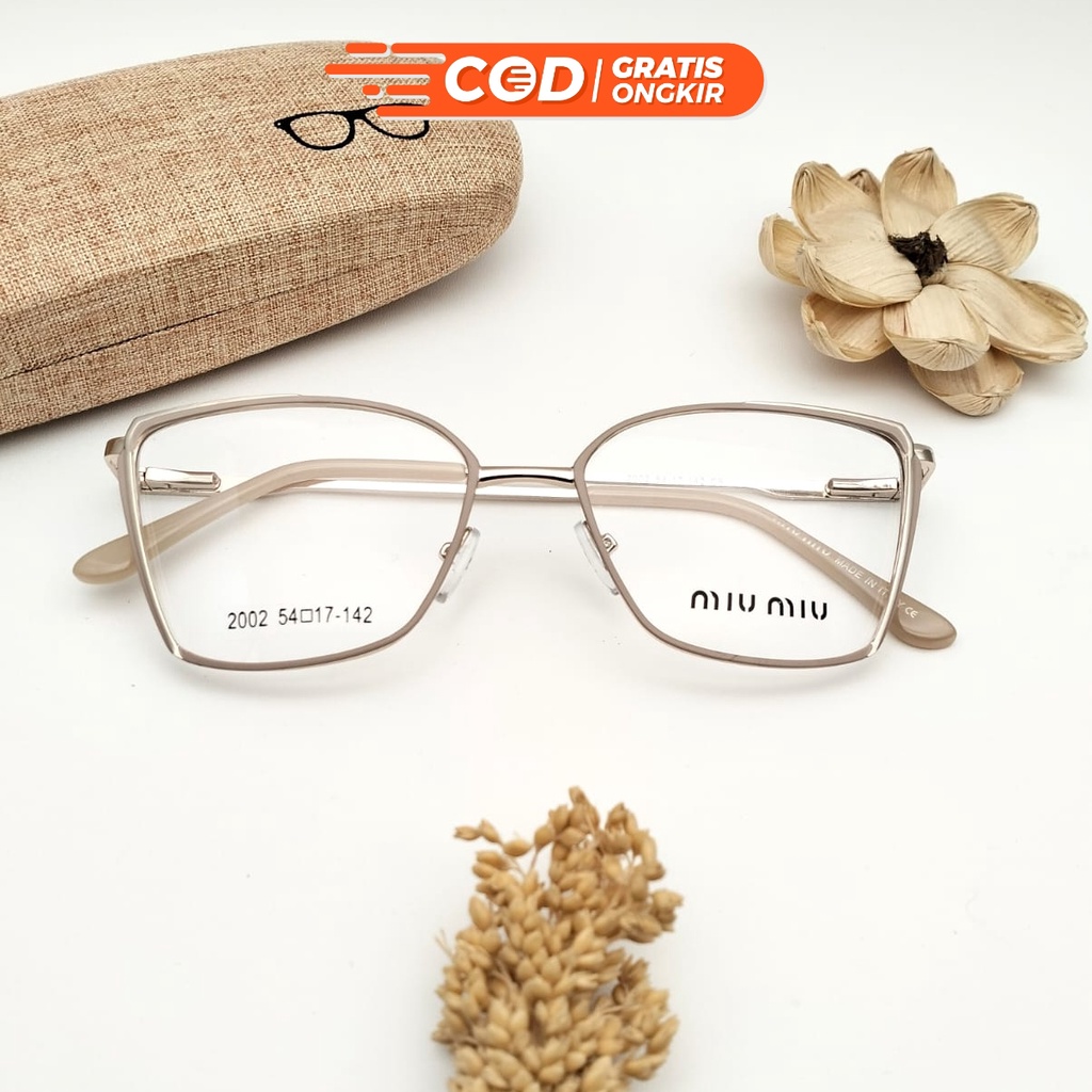 Kacamata Photocromic Anti Radiasi Minus Wanita 2002