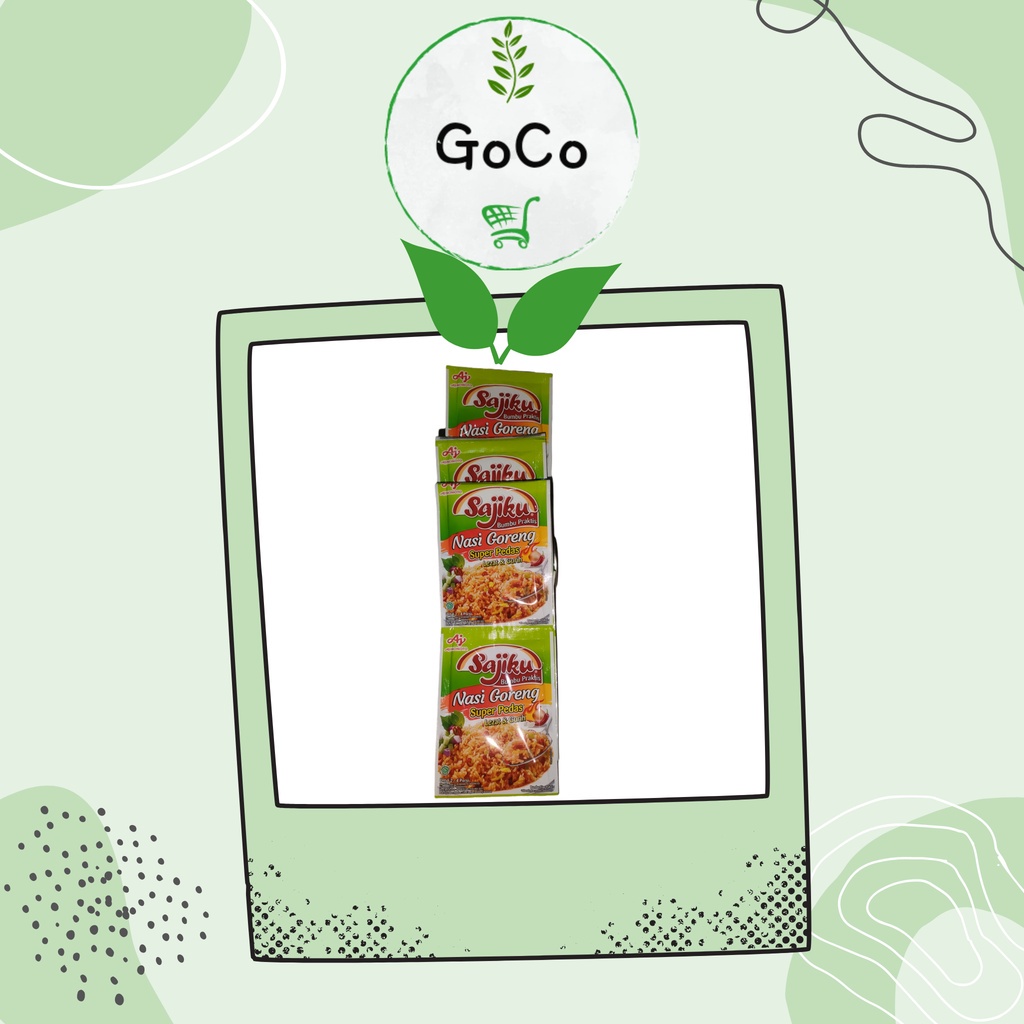 

SAJIKU | Nasi Goreng | Bumbu Instant | 10 Pcs |Eco-Friendly Packaging by GoCo