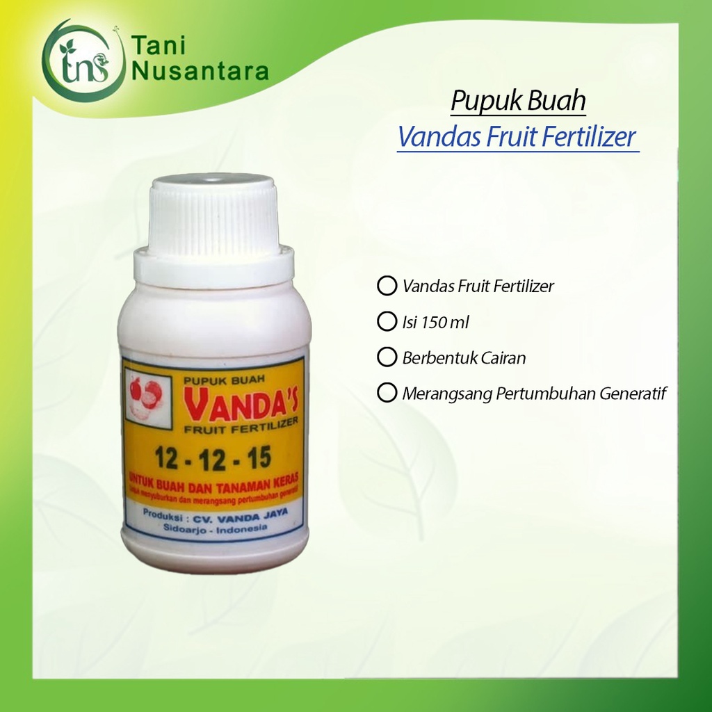Pupuk Buah Vandas Fruit Fertilizer 12-12-15