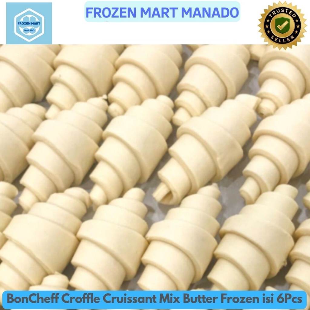 

BonCheff Crofle Cruissant Mix Butter Frozen isi 6pcs - Frozen Mart Manado (Frozen Food Manado)