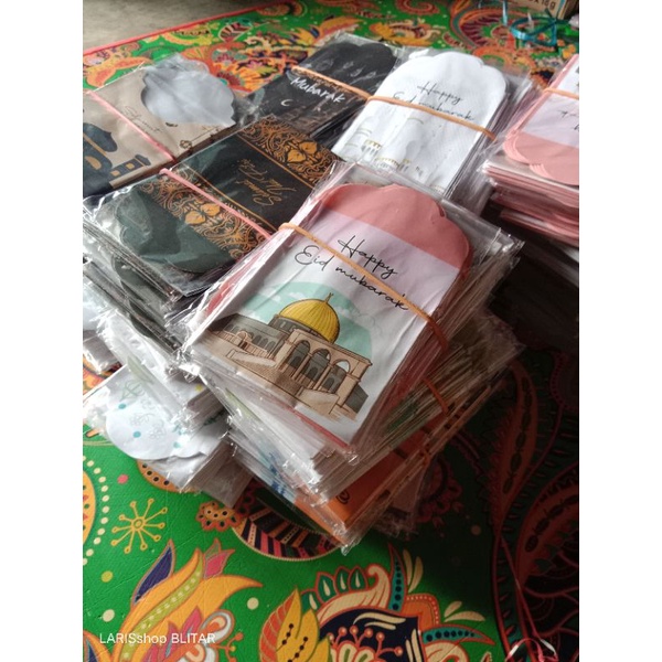 

PAKET USAHA 100 PACK amplop lebaran size MEDIUM SIAP PAKAI
