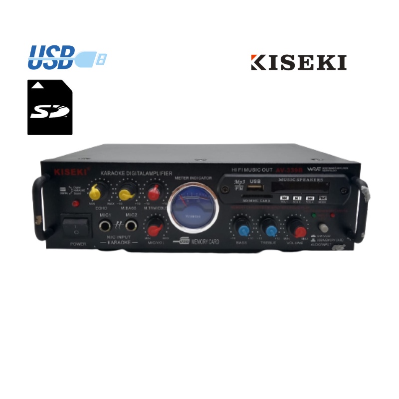 Kiseki Amplifier Av-339B Amplifier Digital Player Usb/SD/Fm