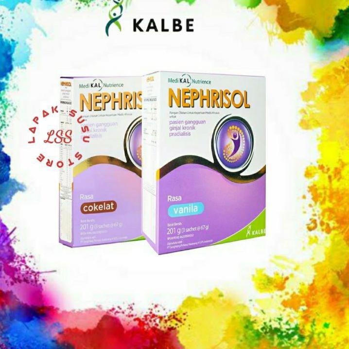

➦ NEPHRISOL COKLAT / VANILA 201gr new formula ♀