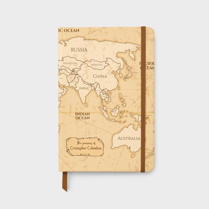 

Classic Notebook Custom #Maps - Bullet Journal - Planner