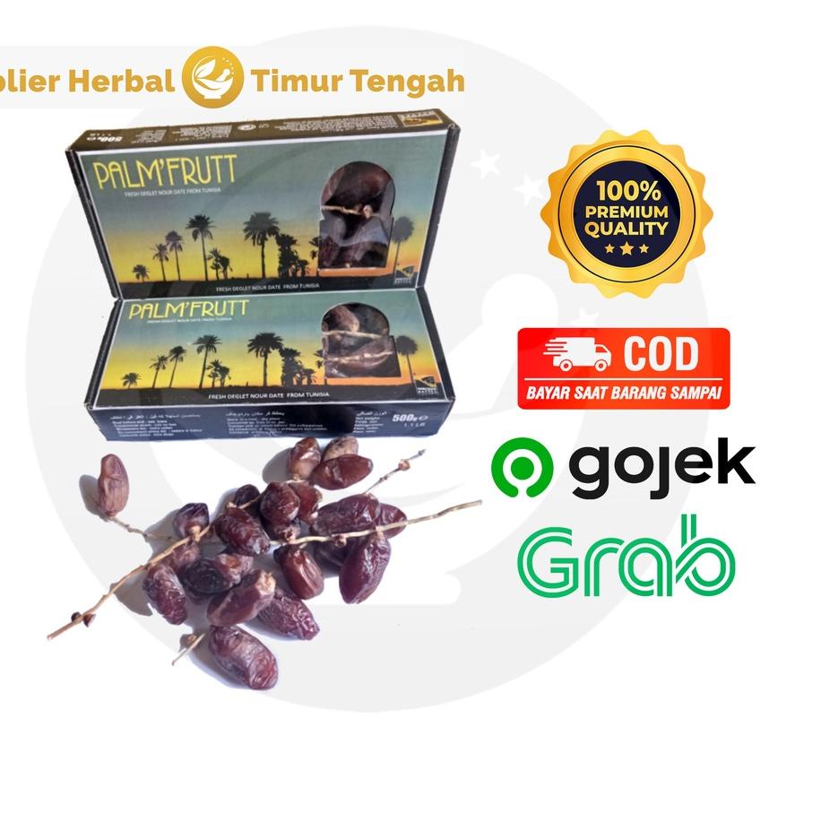 

➴ KURMA TANGKAI TUNISIA ORIGINAL PALM FRUIT BOX 500gr ❈