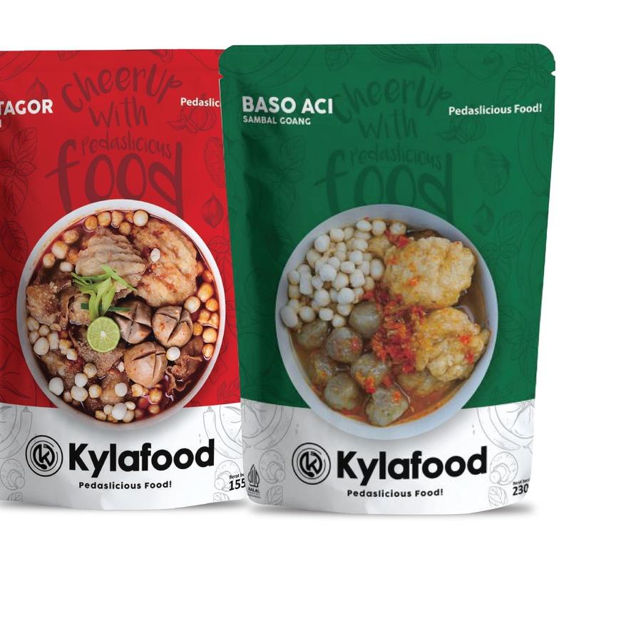 

➷ Kylafood Mix ( Batagor Kuah X Baso Aci Sambal Goang ) ←