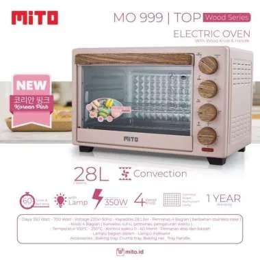 OVEN MITO MO 9999 28 LITER/MO-999/OVEN MITO MO 999 GARANSI RESMI