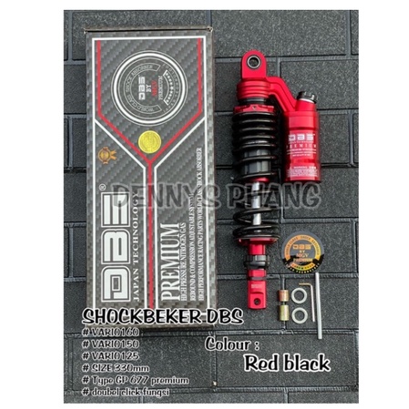Shock DBS 677 GP Series Premium EXTREM Shockbreaker metic single tabung atas 330mm fino soul mio fazzio xeon lexi