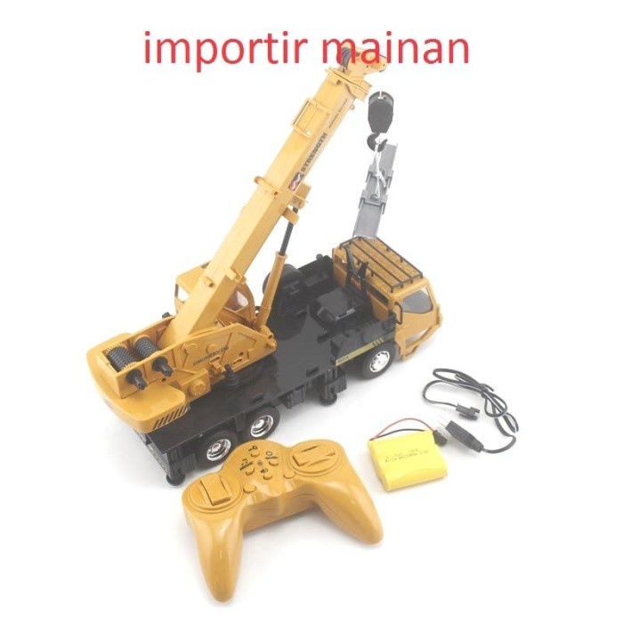 Rc Truck Crane 8Ch Aohai 3822 Rc Alat Berat Mainan Anak Excavator #Original