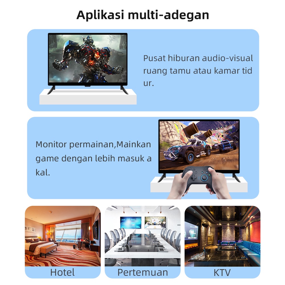 Sivatel LED Monitor 24/25/27 inch Layar Komputer Gaming Monitor [Garansi 1 Tahun]-4