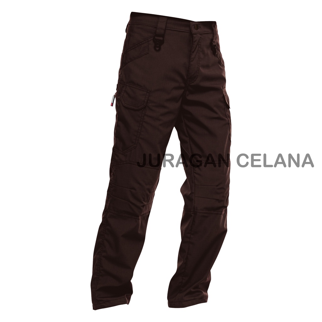 CELANA PANJANG PDL TACTICAL COKLAT PRAMUKA BAHAN RIPSTOP PREMIUM PRIA DAN WANITA