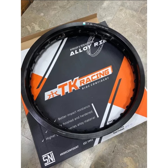 VELG TK RACING HITAM 185 215 RING 18