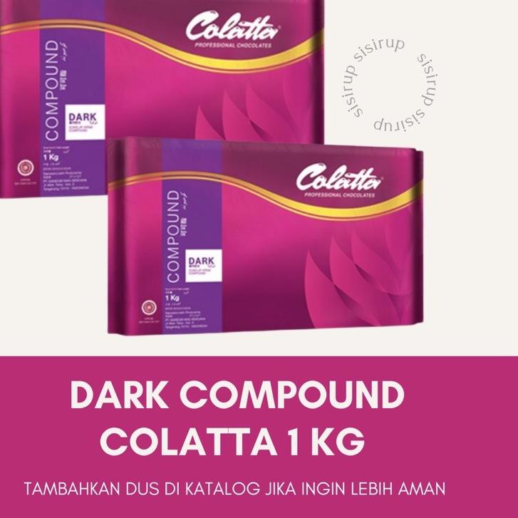 

☊ Dark Compound Colatta 1 Kg / Collata / Coklat Colata ♤