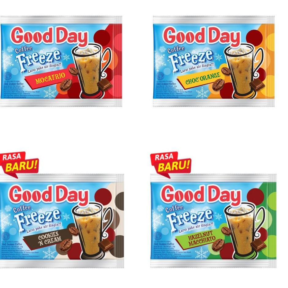 

TERMURAH GOOD DAY FREEZE 1 RENCENG ISI 10