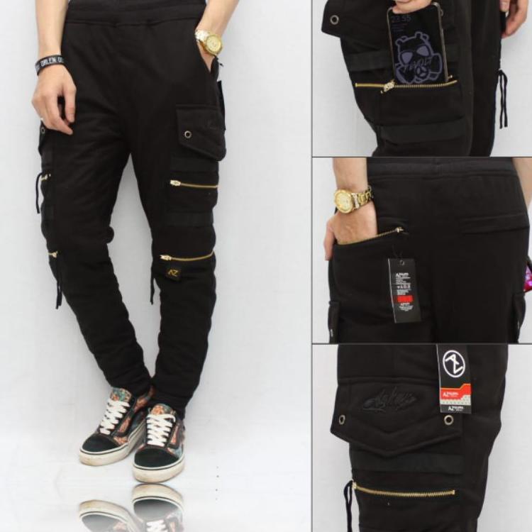 ➢ celana Jogger double zipper / celana Jogger pria/celana Jogger pants ❈