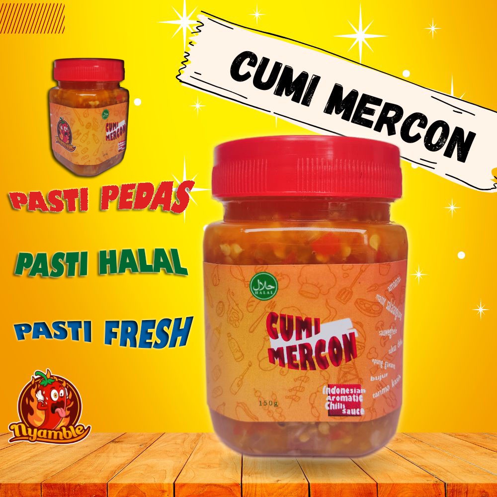 

Sambal Cumi Mercon by Nyamble - Aromatik Sambel Cumi / Sambel Enak