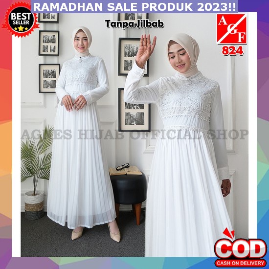 Aniqa Dress Crinkle Premium / Dress Polos Kekinian 2022 / Gamis Polos Jumbo Ld 120 / Dress Kondangan