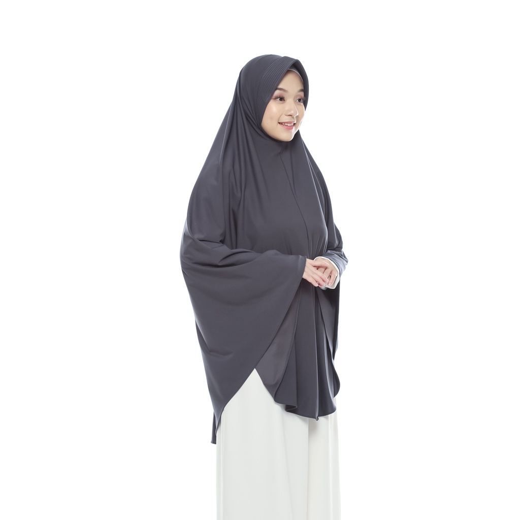 Bergo Hamidah Jumbo XXL / Jilbab Instan Haji Umroh / Kerudung Jersey