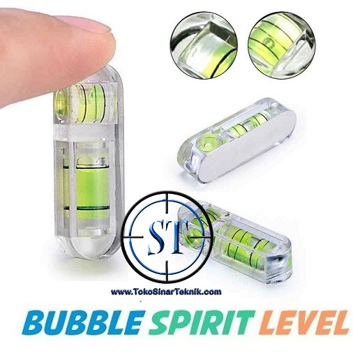 Mini T type Bubble Spirit Level 8x30mm Acrylic Professional Measuring Waterpass Dudukan Baut Kemiringan Level