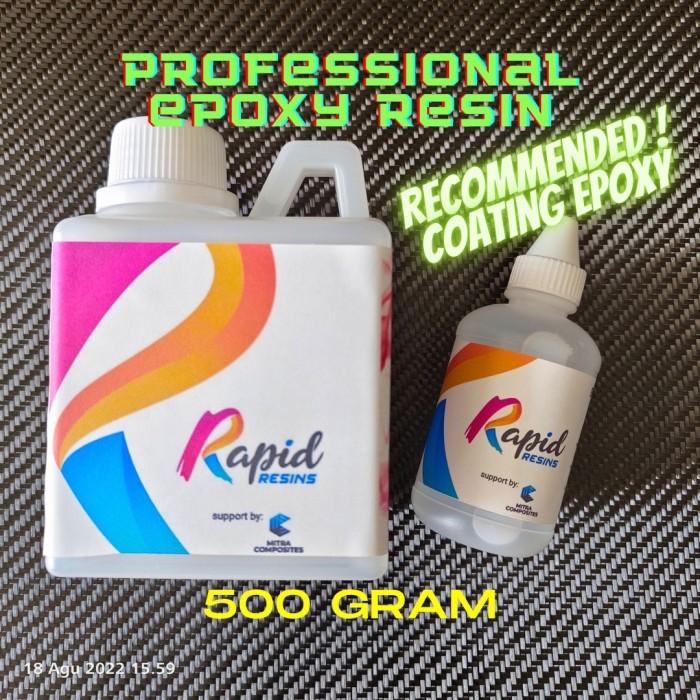 Epoxy Resin Bening Fast Cure Top Coat Untuk Lapis Karbon Carbon Kevlar