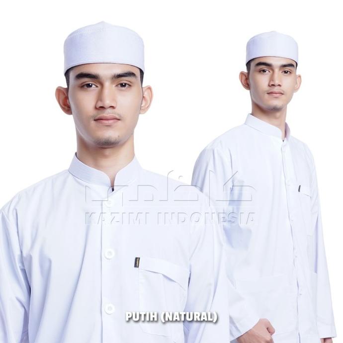 BAYAR DITEMPAT Baju Muslim Baju Koko Habaib Habaib Haibah Kazimi Putih /BAJU KOKO PRIA/BAJU KOKO DEW
