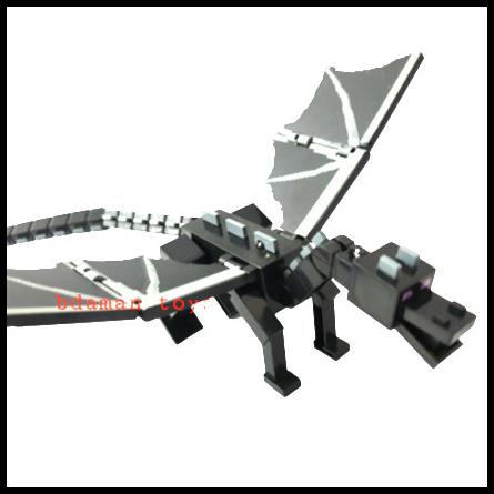 Mainan Figure Minecraft Ender Dragon Lampu Suara